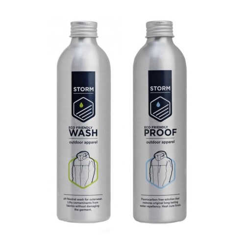 Комплект препарати за пране и импрегнация на облекла с мембрани STORM Wash & Proof