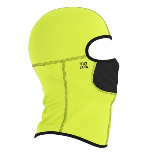 Маска шлем MAZE Polartec yellow