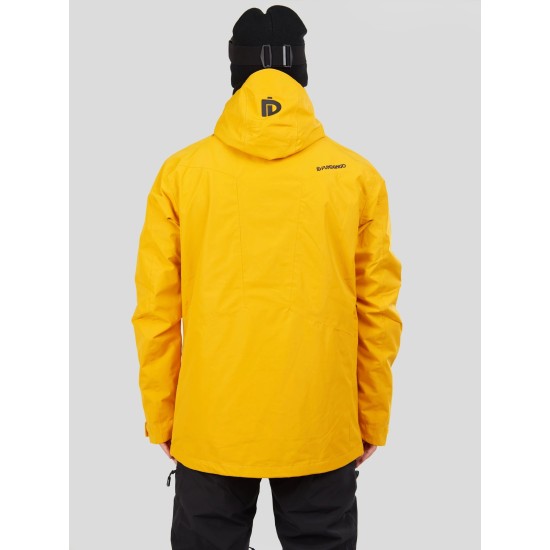 Мъжко водоустойчиво яке FUNDANGO Rigel - yellow
