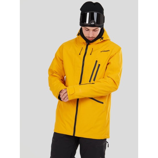 Мъжко водоустойчиво яке FUNDANGO Rigel - yellow