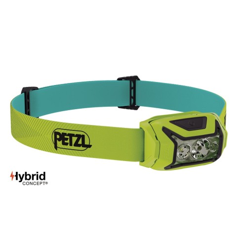 Мощен челник Petzl Actik зелен 450 лумена