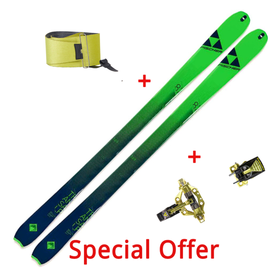 Туринг ски FISCHER Transalp 82 Carbon + точкови автомати FISCHER Tour Speed Lite + комплект колани FISCHER Ranger