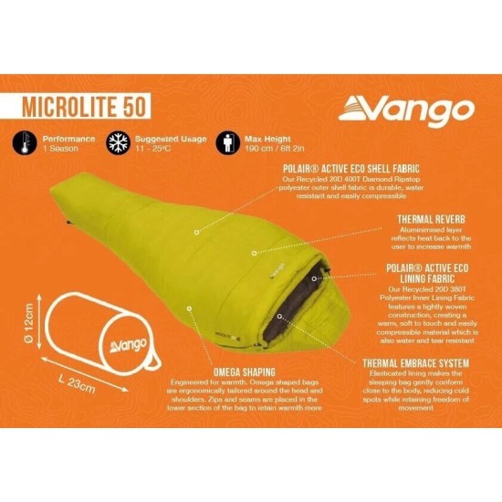 Спален чувал VANGO Microlite 50