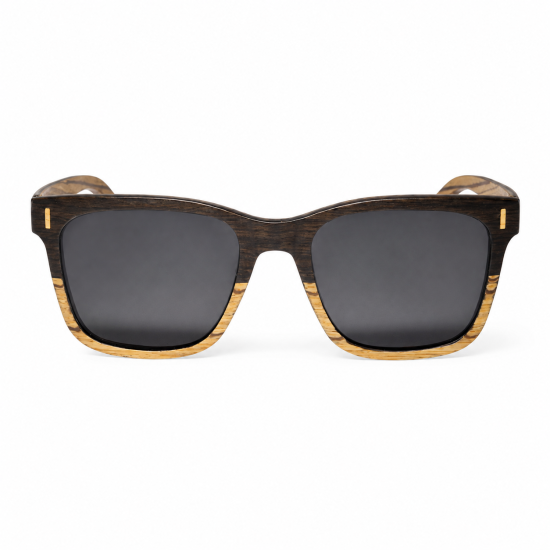 Дървени слънчеви очила 7th Sense Esperanza Grey Polarized