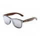 Слънчеви очила с дървени дръжки 7th Sense Gravity Polarized Grey Mirror