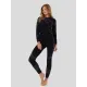 Дамско термобельо комплект FUNDANGO Seamless Baselayer Set - black