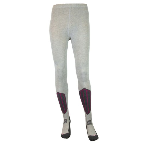 Зонирано термо бельо ски чорапогащник Toptex Sportline grey