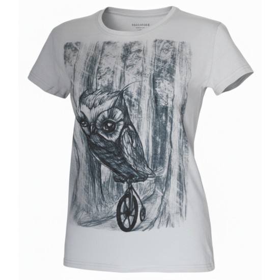 Дамска тениска BASICS Owl grey