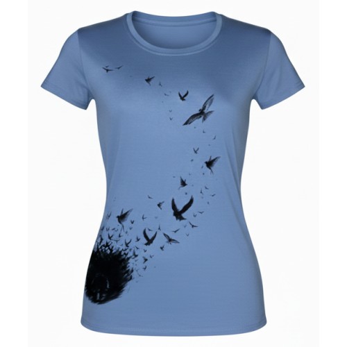 Дамска тениска BASICS Soaring blue