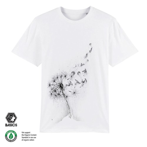 Мъжка тениска BASICS Dandelion Surfers white