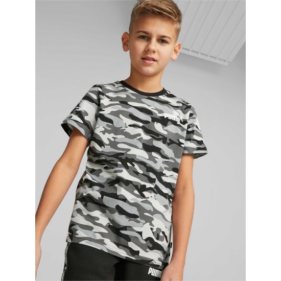 Тениска PUMA ESS Camo Jr