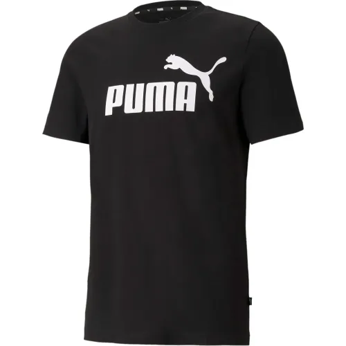 Мъжка тениска PUMA Ess Logo Tee black